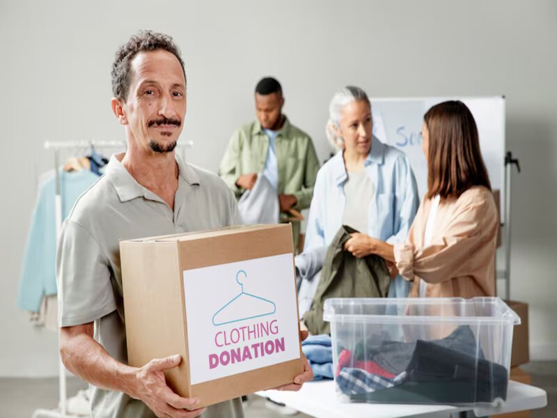 Gently worn designer dresses in the used clothing section | luxury for less