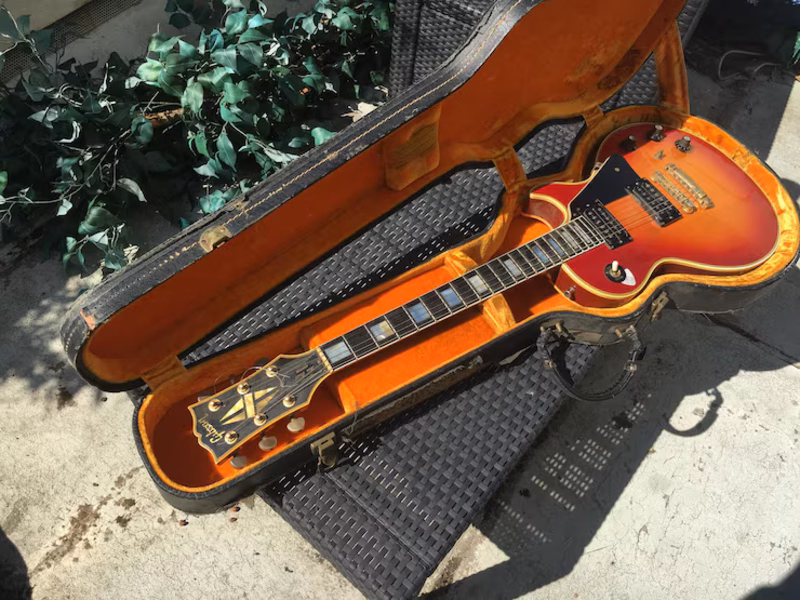 Vintage guitars and collectibles at Goodwill Manasota musical section