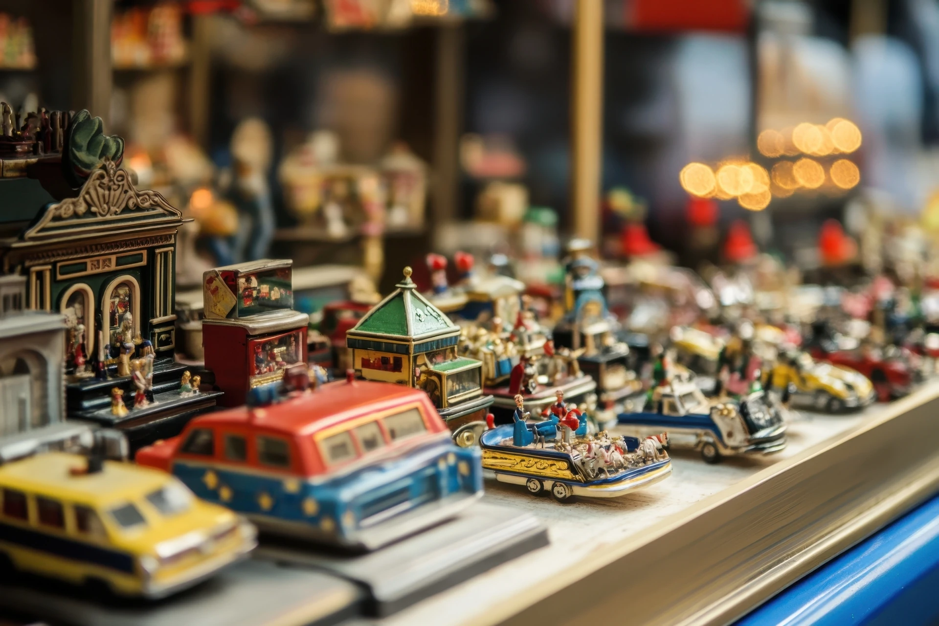 collections of cars and other miniature toys thrift store collectibles