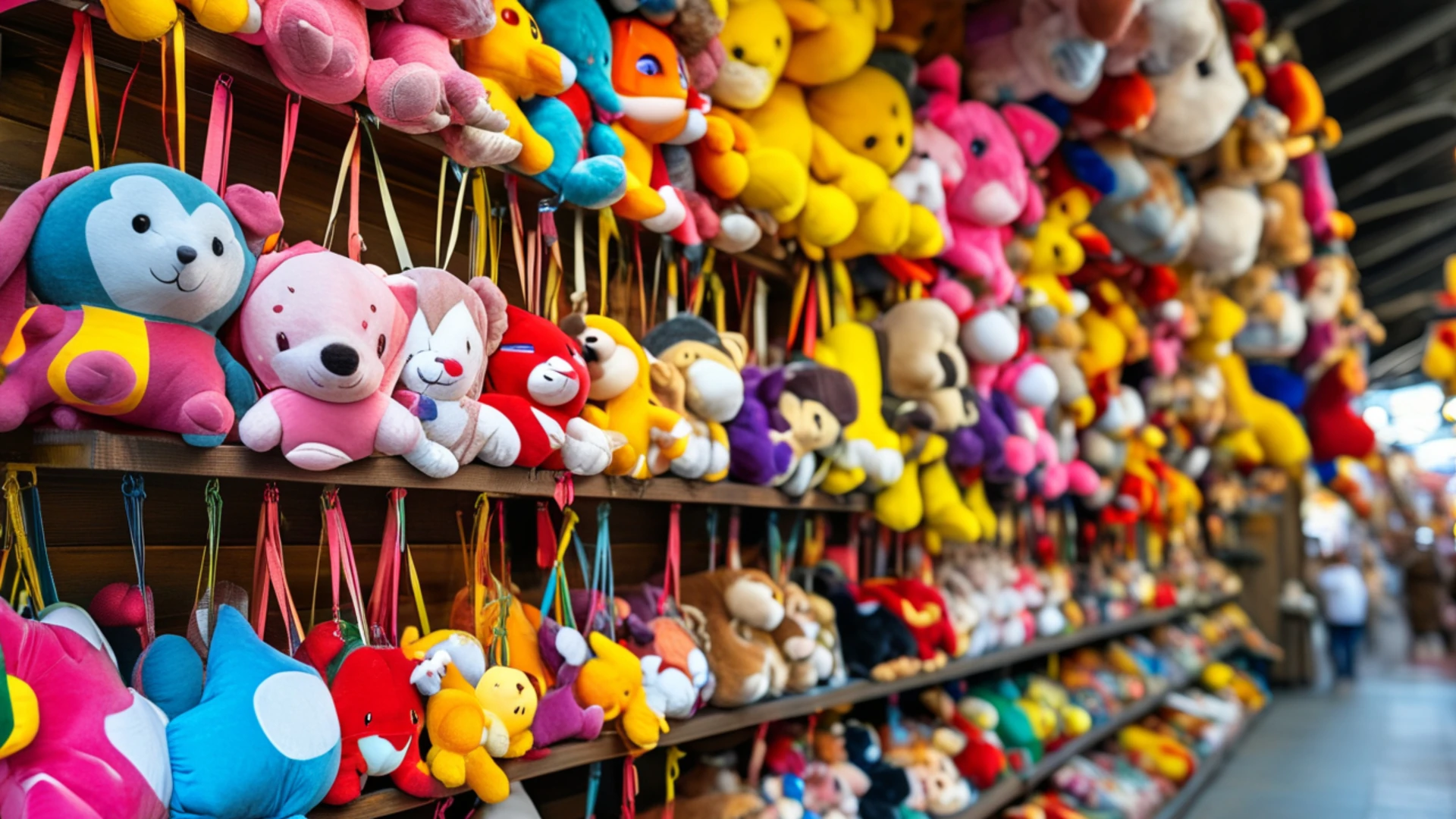 bright aisles of used toys at a goodwill toy store in boca raton