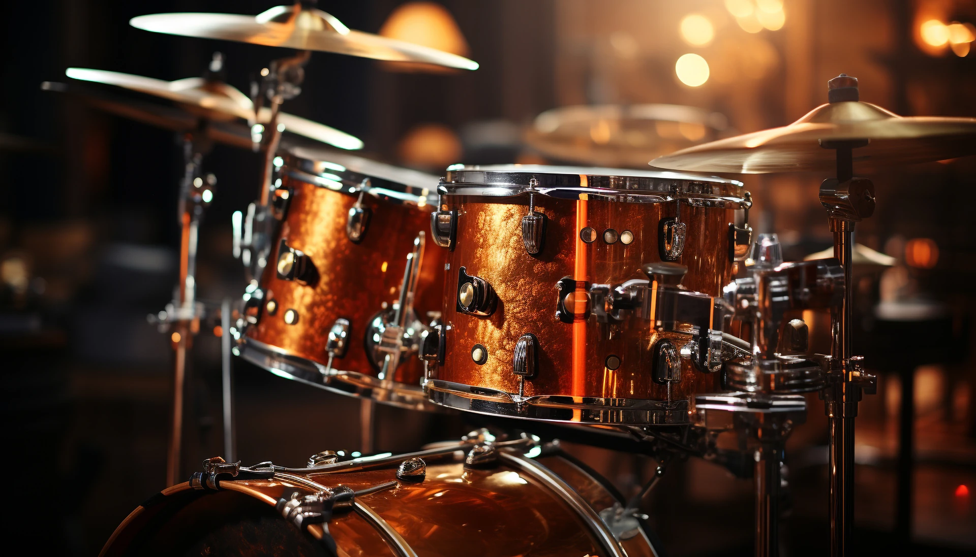full drum kit showing used drums available at goodwill in boynton beach
