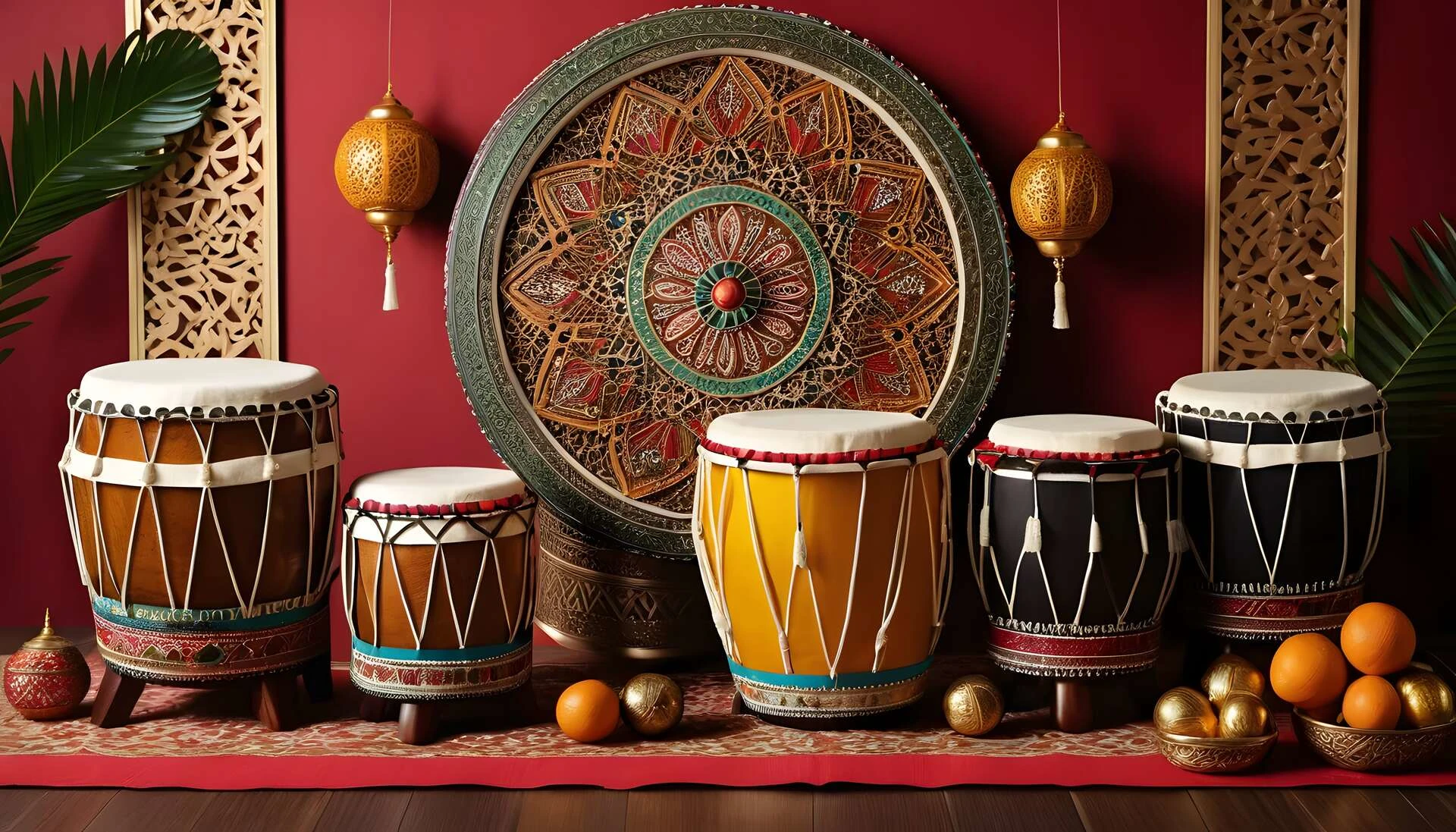 kit of used drums display on the sales floor at goodwill store
