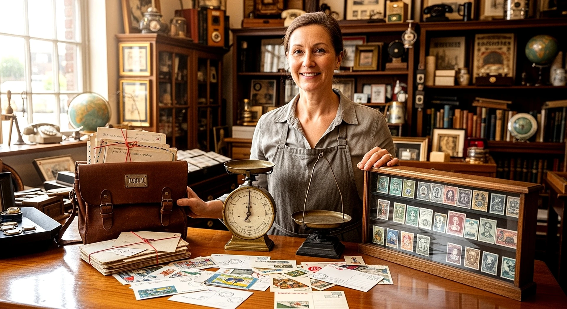secondhand collectibles and vintage items on display at a goodwill store in west palm beach