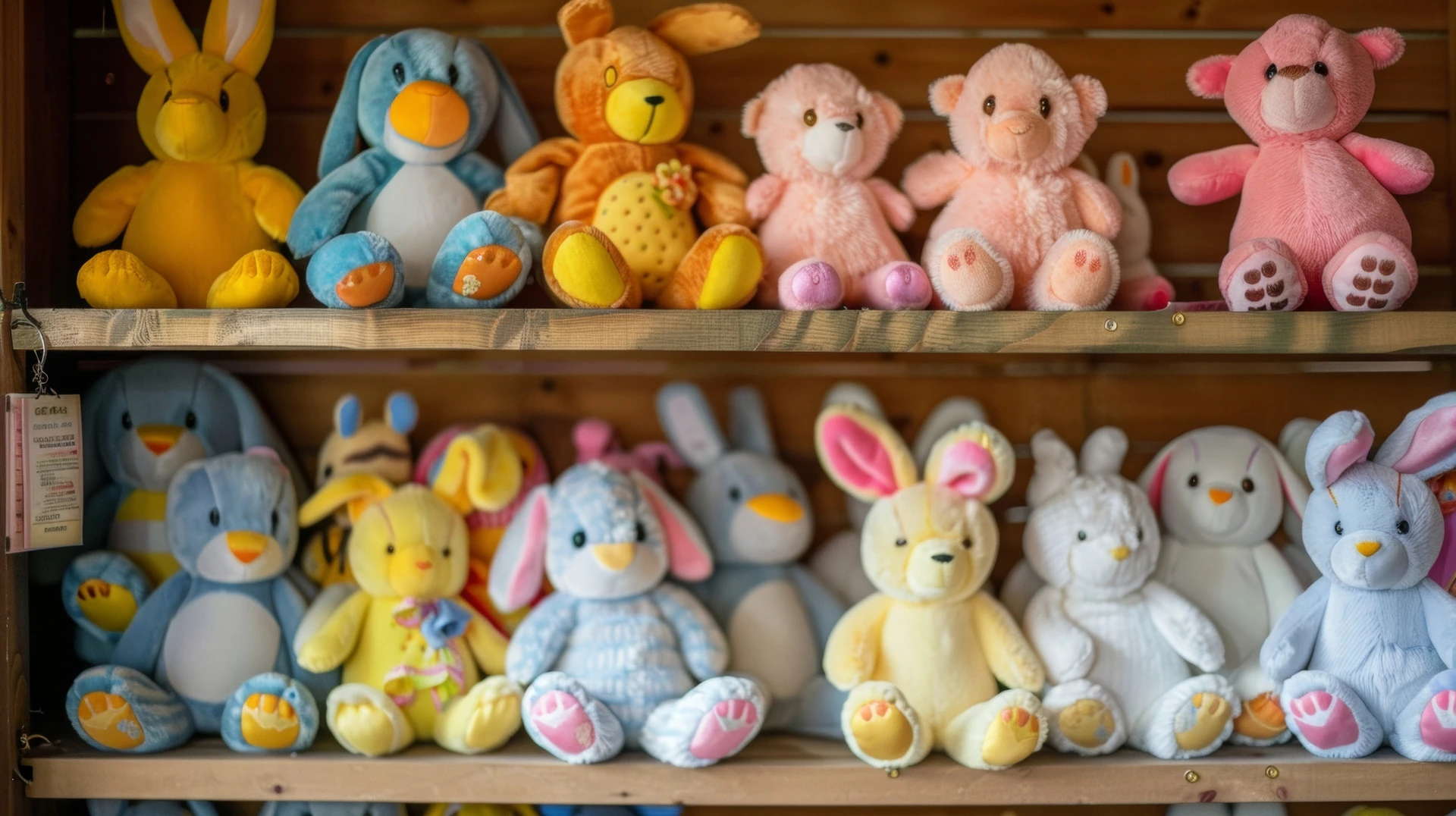small plush toys and stuffed animals at a goodwill toy store in boynton beach