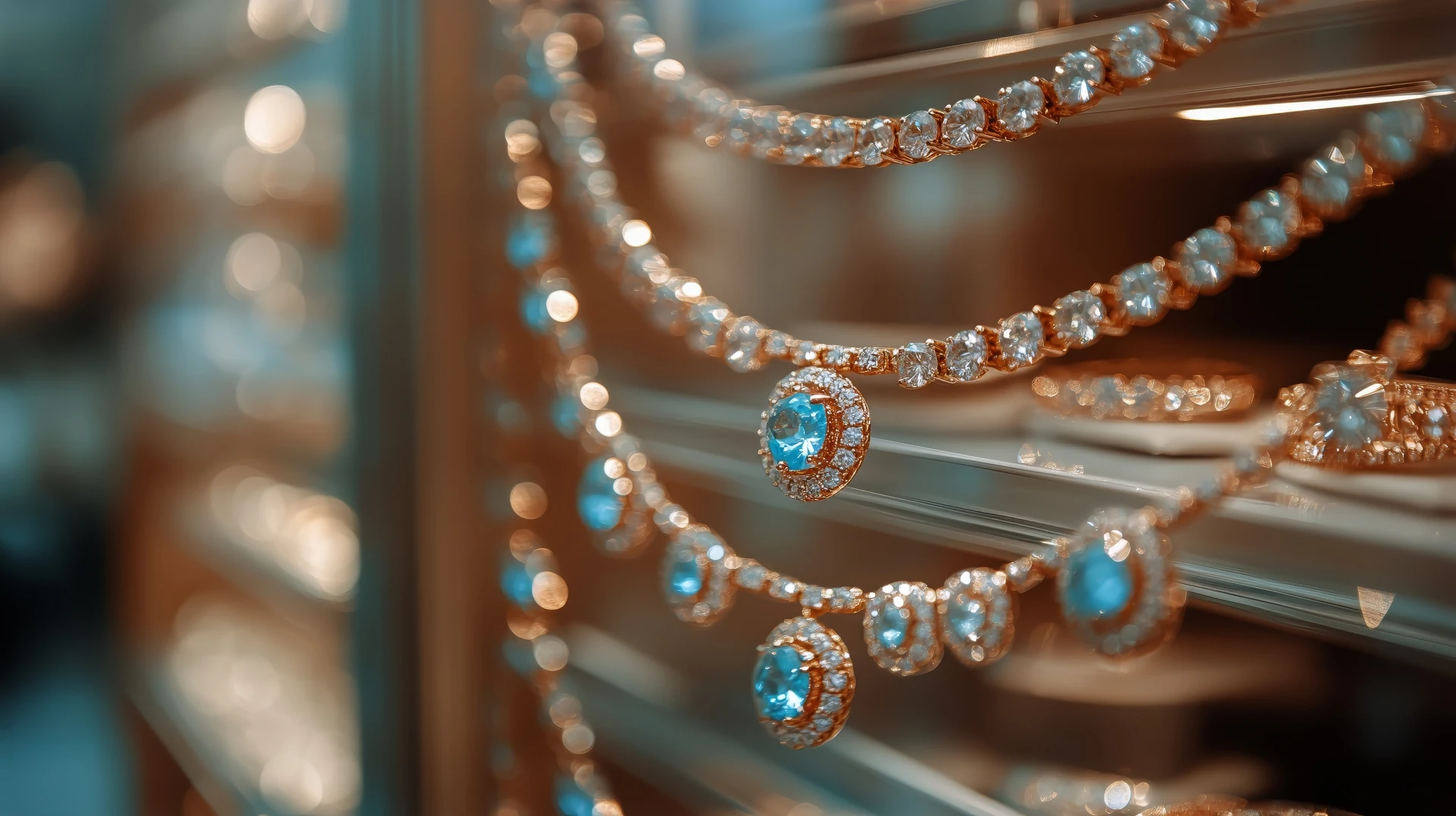 stacked jewelry showcased as used jewelry for sale