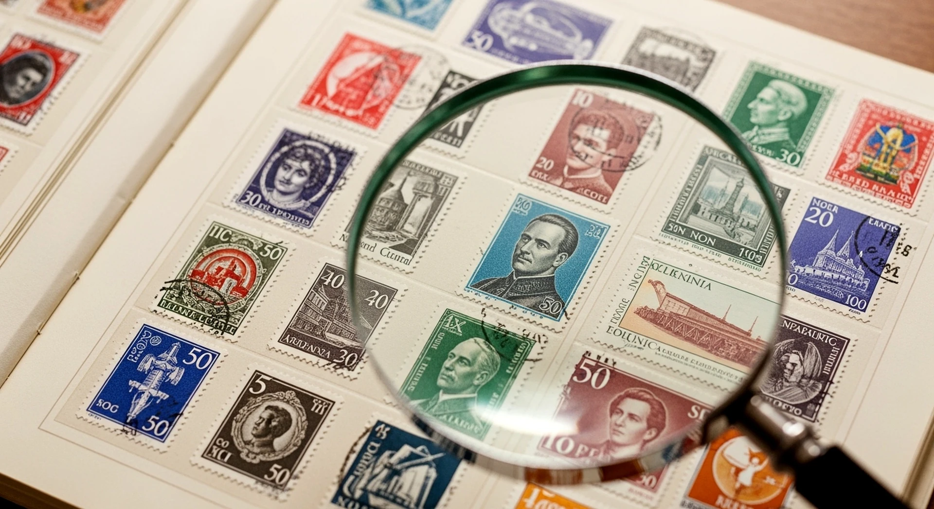 vintage postage stamp collection in boynton beach