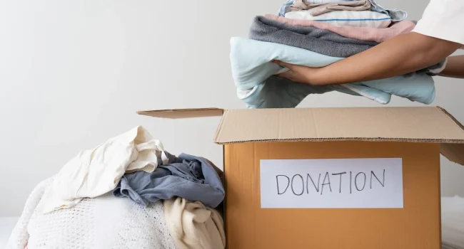 Gently used clothes ready for charitable donation | clothing donations in bradenton
